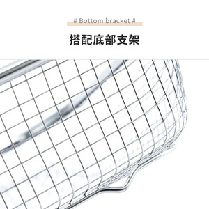 Stainless Steel Storage <b>Basket</b> Square Durable Food Container <b>Vegetable</b> Washing Drain <b>Basket</b> Household Kitchen Use - Product Image 2