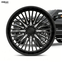 Jantes de camion forgées Fanxi Polished Deep Lip 6x139.7 8x180 8x6.5 de 20, 22, 24, 26, 28 pouces pour Ford F150 F250 F350 Silverado 1500 2500