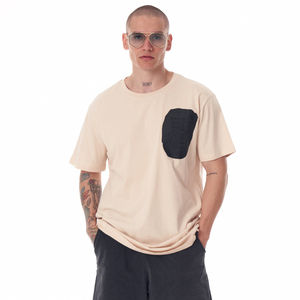 Camiseta Extra Grande para Hombre de Alta Calidad OEM, Suave y Transpirable, de Algodón, Estampada con Patrón Sólido y Logotipo Personalizado, Venta al Por Mayor - Product Image 6