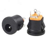 Conector de Alimentación DC, Cable USB de Audio y Video, Conector Hembra Negro Modelo YH-DC