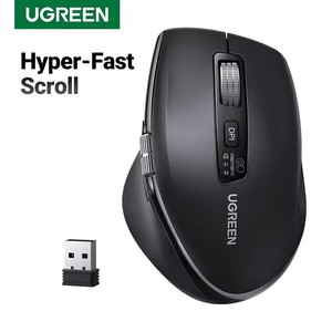 <span class=keywords><strong>Souris</strong></span> sans fil UGREEN Hyper-Fast Scroll 5.4 2.4G ergonomique 5000 DPI pour <span class=keywords><strong>MacBook</strong></span>, tablettes, ordinateurs portables, ordinateurs PC - Product Image 1