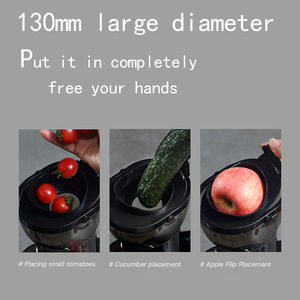 Extracteur de jus commercial JH-001, 1,5 L, en plastique, avec fonction de séparation, prise EU, commande par bouton, 12000 tr/min max. - Product Image 5