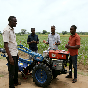 Leistungsstarker Einachsschlepper mit <span class=keywords><strong>8</strong></span> PS, 10 PS, 12 PS, 15 PS für die Landwirtschaft, Kleintraktor für die Agrarwirtschaft mit starkem Motor für Ackerland - Product Image 6