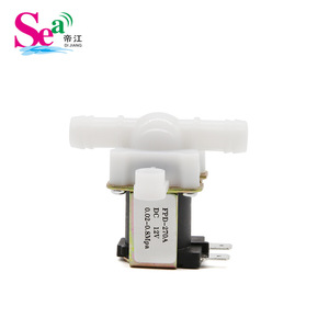 วาล์วโซลินอยด์สำหรับตู้กดน้ำขนาด 12 มม. แบบปิดปกติ ช่องทางเข้า 12V 24V 220V ช่องทางออกแบบไม่มีแรงดัน ควบคุมด้วยระบบไพโลต์ - Product Image 1