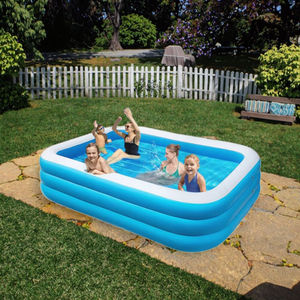 Hộ gia đình lớn kích thước gia đình PVC muti-kích thước trên mặt đất Hồ bơi bơm hơi bơi ngoài trời Hồ bơi bơm hơi - Product Image 5