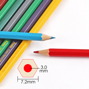 <span class=keywords><strong>Crayons</strong></span> <span class=keywords><strong>de</strong></span> <span class=keywords><strong>couleur</strong></span> hexagonaux <span class=keywords><strong>en</strong></span> <span class=keywords><strong>bois</strong></span> naturel Foska 7,0'' <span class=keywords><strong>24</strong></span> couleurs - Product Image 4