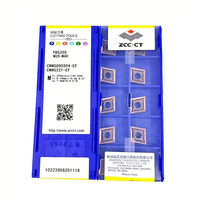 Outil de tournage externe ZCC-CT CNMG090304 CNMG090308 -EF YBG205, outils de tournage pour tour CNC, plaquettes en carbure revêtues PVD, acier inoxydable