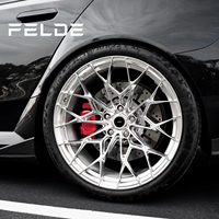 Jantes forgées tout-terrain personnalisées 6061-T651 monobloc à rayons torsadés de 19 à 26 pouces, bronze mat, 5x114.3 5x127 pour BMW Audi Tesla