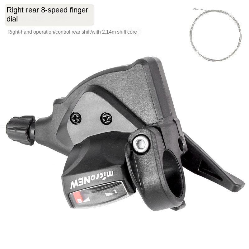 Negro-mano derecha-8 velocidades