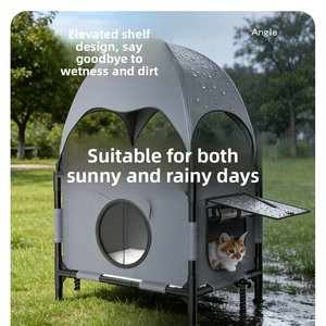 Warm Outside Waterproof Closed Rainproof Oxford Cloth Outdoor Stray Cat <strong>Nest</strong> Pet <strong>Bed</strong> for All Seasons - Product Image 1
