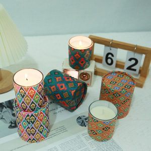 Bougie parfumée <span class=keywords><strong>en</strong></span> cire de <span class=keywords><strong>soja</strong></span> DIY Style <span class=keywords><strong>arabe</strong></span> personnalisé sans fumée Cadeau de Pâques Huile Essentielle Aromathérapie pour la maison Bougie parfumée - Product Image 4