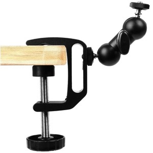 Aluminum Alloy C Type Desk Clamp Mount 1/4-20 Screw Quick Release <b>Tripod</b> Adapter - Product Image 2