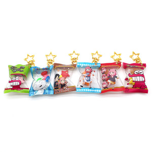 Móc Khóa Thiết Kế Túi Kẹo Khí Họa Tiết Hoạt Hình Dễ Thương Móc Chìa Khóa Kẹo Phồng Quyến Rũ Hoạt Hình Móc Treo Túi Dễ Thương - Product Image 3