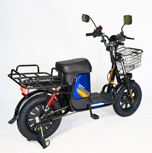 Bici <span class=keywords><strong>Cargo</strong></span> <span class=keywords><strong>Elettrica</strong></span> con Motore Posteriore Brushless, Batteria al Piombo 60V 21AH, Telaio in Acciaio a 3 Velocità, Portapacchi Posteriore 100W Wenbox - Product Image 6