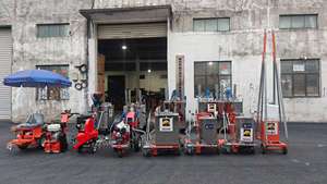 Máquina para Demarcación de Estacionamientos, Caldera para Pintura Termoplástica de Señalización Vial con Capacidad de 300 kg, Motor de Alta Eficiencia - Product Image 6