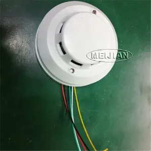 OEM Alarm Kebakaran Detektor Gas 4 Kawat Jaringan Smoke Detector Harga