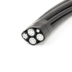 Conductor de aluminio Tamaño XLPE Aislamiento Aéreo Cable agrupado Australia