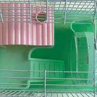 Cage à hamster en plastique double étage style minimaliste facile à nettoyer, jouets et accessoires pour hamsters, vente en gros usine Chongbo