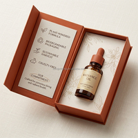 Caja de Regalo Rígida con Logotipo Personalizado Premium, Caja de Estilo Libro con Tapa Magnética Impresa para Perfumes y Esencias, Eleva la Imagen de la Marca en el Comercio Minorista
