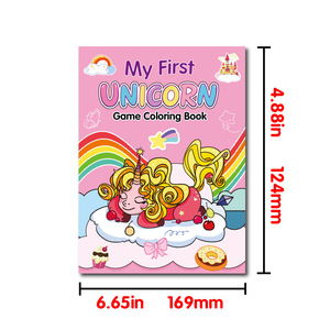 Libro de Colorear de Papel con Temática de Unicornio, Divertido, con Juegos de Actividades Mentales, Rompecabezas, Busca y Encuentra, para Niños de 3 a 6 Años - Product Image 5