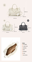 Sac bandoulière biker rétro clouté pour femme, en cuir véritable, grande capacité, avec fermeture éclair, le plus vendu