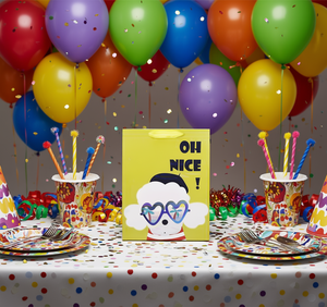 Sacchetto Regalo in Carta con Stampa a 4 Colori per Feste di Compleanno 0+ Mesi - Product Image 2