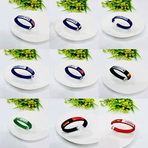 In Stock 2026 for Canada Mexico USA 32-nation Team National Flag Woven <b>Ribbon</b> Wristbands for Fans Sport Football - Product Image 3