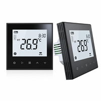 Termostato Inteligente FCU de Fácil Instalación para Sistemas HVAC, Termostato de Aire Acondicionado con 2 y 4 Tubos, 3 Velocidades de Ventilador