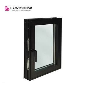 In Offerta Finestre in Alluminio a Telaio Sottile Grandi Vetrate per Villa Residenziale Finestre a Battente e Vasistas con Doppio Vetro - Product Image 4