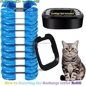 Hot Bán Trong Kho Lứa Geni E Refill Xử lý Rác Thay Thế Refill Mèo Pet Túi Không Mùi Tã Thùng Túi - Product Image 3