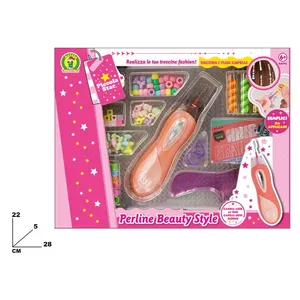 Kit de Trenzado de Cabello Piccola Star Perline, Estilo Plástico y Elegante, para Niñas de 6+ Años, Accesorios de Moda para Niños, Hecho en Italia - Product Image 1