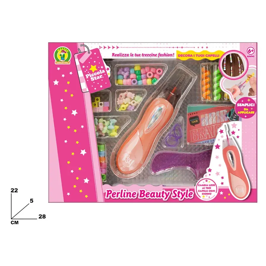 Set De Peluquería Infantil KINDLUME Con Piedras Reutilizables, Herramienta De Sello Para Decorar El Cabello, Regalo Creativo
