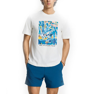 Ensemble de 2 t-shirts pour hommes en coton respirant, impression de logo personnalisée OEM, ensemble complet, été, streetwear décontracté - Product Image 6