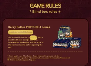 Figurine d'action miniature en PVC authentique POPMART pour la série <span class=keywords><strong>Harry</strong></span> <span class=keywords><strong>Potter</strong></span> CUBE-1-2-3, boîte mystère, jouet de décoration - Product Image 5