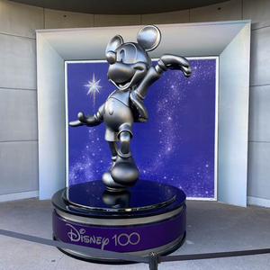 Özel yüksek kaliteli reçine sprey cila Mickey <span class=keywords><strong>Mouse</strong></span> heykel heykeli vitrin ev ofis ticari merkezi dekorasyon için