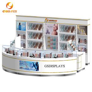 2025 mới nhất hiện đại LED ánh sáng tùy chỉnh Tầng Kệ thân thiện với môi trường hiển thị mỹ phẩm cho siêu thị & triển lãm sử dụng - Product Image 2