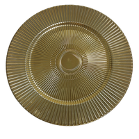Assiettes de Présentation Rondes en Plastique PP de Luxe, Durables, Vente en Gros, Motifs Personnalisés pour Mariages, Hôtels, Fêtes, Vaisselle Fujian