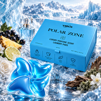 Coffret Cadeau Premium de 60 Capsules de Lessive Parfumées Luxe Effet Glacé avec Protection des Couleurs pour la Lessive Domestique et les Boutiques de Cadeaux