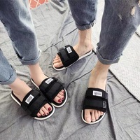 Chaussons de plage pour femmes, à semelle épaisse, antidérapants, pour l'été 2026, avec fermeture, plateforme tendance, semelle en tissu, style gâteau