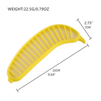 Manjia Banana Slicer Snijders Praktische Keuken Tool Plastic Salade Fruit Peeler Cutter Chopper Gemakkelijk Banana Slicer