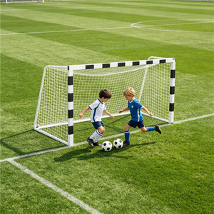 <span class=keywords><strong>But</strong></span> <span class=keywords><strong>de</strong></span> football <span class=keywords><strong>3M</strong></span> HD robuste avec cadre en acier 300x200cm, filet en polyester pliable pour entraînement, jardin et club - Product Image 5