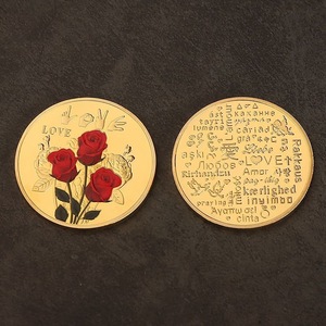 Moneda de metal en blanco Logotipo personalizado Regalo personalizado Aleación de zinc Aspecto antiguo Recubierto de epoxi - Product Image 1