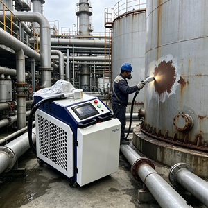 Limpiador Láser Portátil de 1500W para Fundición de Metales, Automático, Fácil de Operar, Nueva Máquina de Acabado para Eliminar Óxido y Pintura de Superficies - Product Image 3