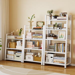 Adjustable Modern Design Steel Bookshelf Portable Foldable Metal Book Storage Rack Open Shelving <strong>Unit</strong> for Home Office Furniture - Product Image 1
