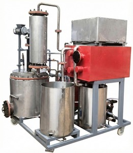 VEERA MD50 SC Nouvelle installation de distillation d'huile usagée et de diesel, machine de distillation moléculaire semi-continue de type discontinu en acier inoxydable - Product Image 6