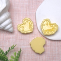 100 Piezas Mini Cabujones Planos con Diseño de Pastel de Amor para Scrapbooking, Manualidades, Decoración de Fundas de Teléfono, Accesorios para Lazos de Pelo y Adornos para Slime