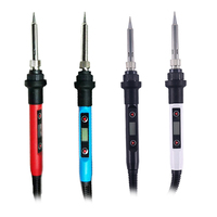 Fer à souder électrique LCD à température réglable 220V EU TP-F936 80W en acier inoxydable pour poste de soudage et de retravail