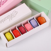 Boîte en papier pour gâteau au chocolat personnalisée, couleur unie, papier kraft, emballage alimentaire pour gâteaux, bonbons, chocolat, boîte de rangement