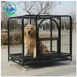 Nueva caja para perros individual mejorada, una jaula para perros de 24, 30, 36, 42, 48 pulgadas a prueba de fugas y protección del piso
