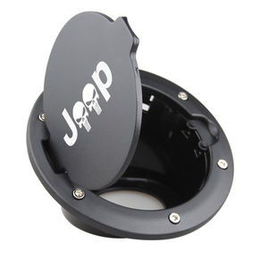 NEWWIND penutup tangki Gas, penutup pintu pengisi bahan bakar untuk 2007-2018 Jeep Wrangler JK JKU 2/4, aksesori pintu 4x4 modifikasi Off Road - Product Image 5